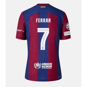 Barcelona Ferran Torres #7 Domaci Dres 2023-24 Kratak Rukavima